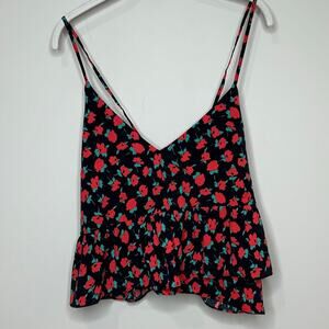 ASOS Cropped Floral Print Tank Size 12